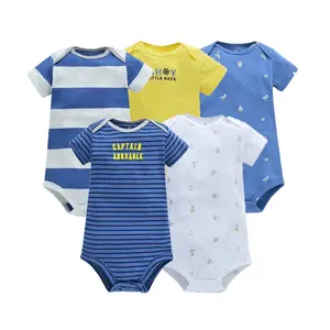 Wholesale Business Baby Rompers Hot Products Summer Manufacturer Custom Design OEM Service Short Long Sleeve Unisex Sunny Lovely