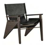 Canapé de loisirs moderne de luxe léger, style Wabi-Sabi, fauteuil individuel en bois mobile pour réception, salle d'exposition, centre commercial, hôtel