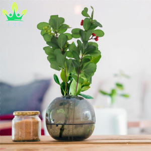 מלאכותי חג המולד בוש הולי בוש הולי ברי גזע צמח אגרטל מילוי עלים הביתה לאגרטל פירות יער אדום שולחן אוכל שולחן - Product Image 5