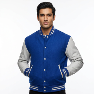 Veste de baseball oversize pour homme, veste varsity pour couples, printemps - Product Image 1