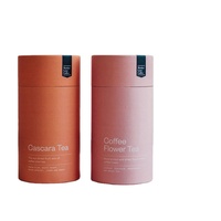 Nouvelle boîte cylindrique Pulida 2026 sur mesure 250g, écologique, pour café/thé en vrac, emballage en papier kraft, tube rond grand format