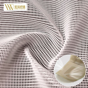 בד רשת מרובע חלול 100% פוליאסטר, שכבה אחת, אריג עבה בדוגמת אריגה עבה - Product Image 1