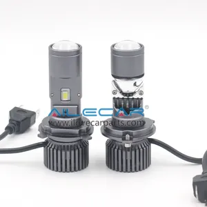 Wholesale super Mini 75W led bi projector motorcycle led car headlight H4 led headlight projector auto lighting bulbs