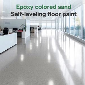 DEQI Wear Resistant Durable Self-Leveling Marble Effect <b>Epoxy</b> <b>Floor</b> <b>Coating</b> <b>Floor</b> Paint Colored Sand <b>Epoxy</b> <b>Floor</b> <b>Coating</b> - Product Image 2