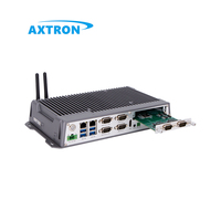 Mini PC double LAN avec 2 Ethernet 8 USB 6 COM RS232 RS485 Core I5/I7/I9 Wifi 4G Industrial X86 Embedded Computer for 4G Sim Card