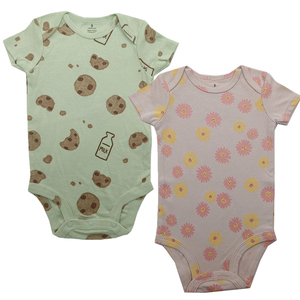 Vente en gros d'usine/OEM de bodies pour bébés, vêtements pour nouveau-nés, vente en gros de manches courtes d'été, ensemble de barboteuses pour bébés - Product Image 4