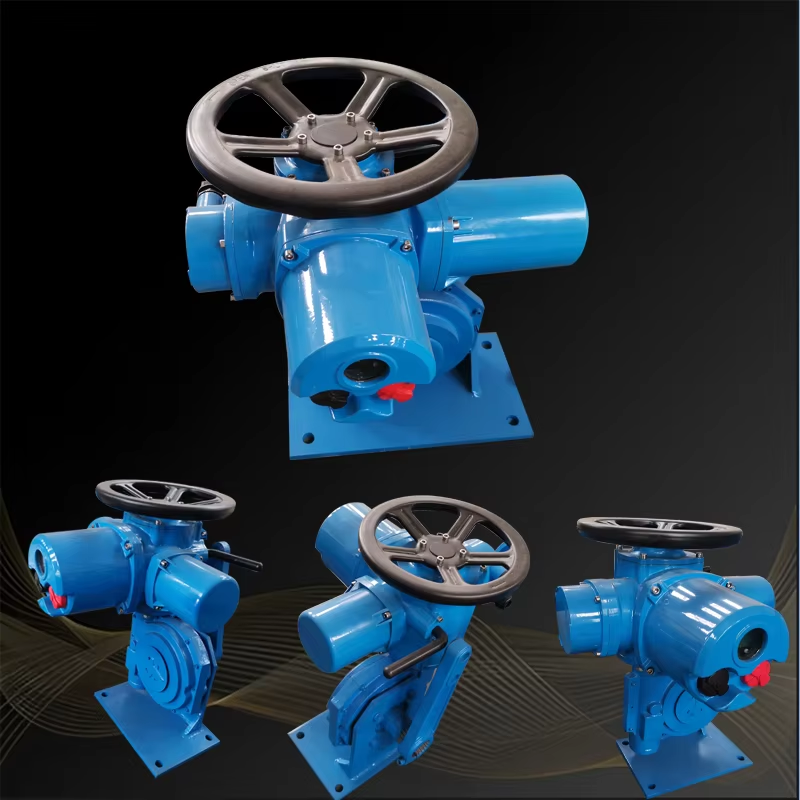 DQ600 Intelligent Modulating Gearbox Ratio Foot-plate Electric Actuator ...