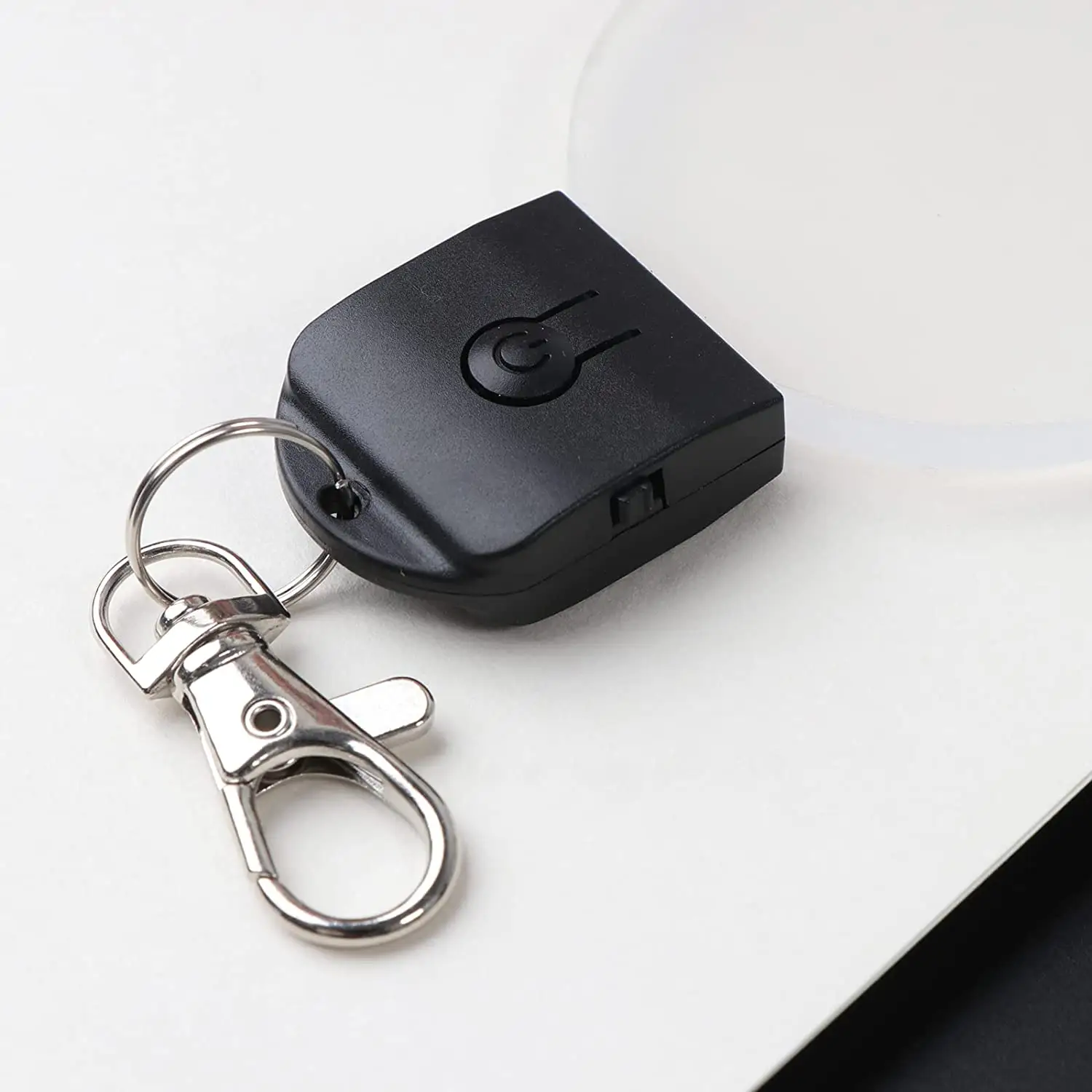Fashion Acrylic Key Ring Car Keyring Practical LED Key Fob Night Light Keychain Blank Key Chain Gift for Friend