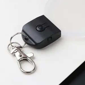 אופנה אקריליק מפתח טבעת רכב Keyring מעשי LED מפתח Fob לילה אור Keychain ריק מפתח שרשרת מתנה לחבר