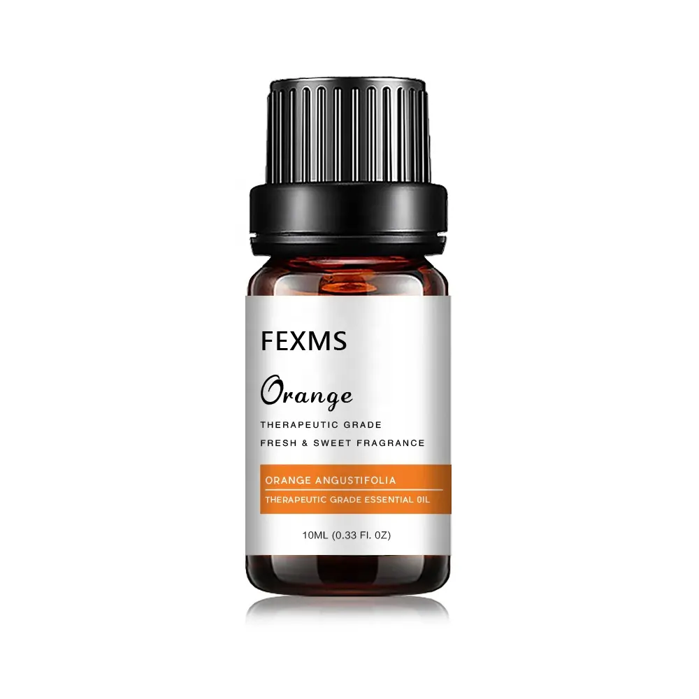 FEXMS Orange essential oil pleasant mood balanced skin tone soft and tender skin 0.33oz