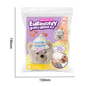 New The Bear Punch Needle <b>Kit</b> <b>for</b> <b>Beginners</b> Punch Needle <b>Kits</b> Adults <b>Beginner</b> Decoration <b>Embroidery</b> <b>Kit</b> - Product Image 2