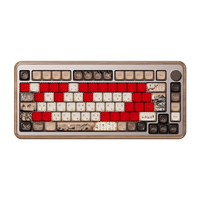 Clavier mécanique en bois MU02-ISO VIA Mountain Seclusion 75% avec rétroéclairage RGB 5.0, structure Gasket et finition CNC en noyer