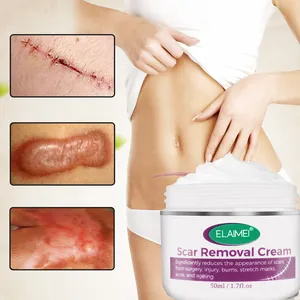 ELAIMEI Crème anti-cicatrices d'acné à base de plantes naturelles pour les vieilles cicatrices Crème réparatrice pour les vergetures et la peau du visage