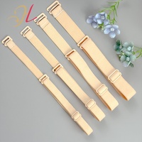 Custom Size Color 10mm-30mm Eco-friendly Professional Elastic Lingerie Shoulder Strap Adjustable Rings Buckles Nylon Bra Strap