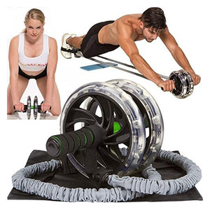 Rouleau <span class=keywords><strong>de</strong></span> roue abdominale multifonction avec corde <span class=keywords><strong>de</strong></span> traction, équipement <span class=keywords><strong>de</strong></span> Fitness amincissant - Product Image 1