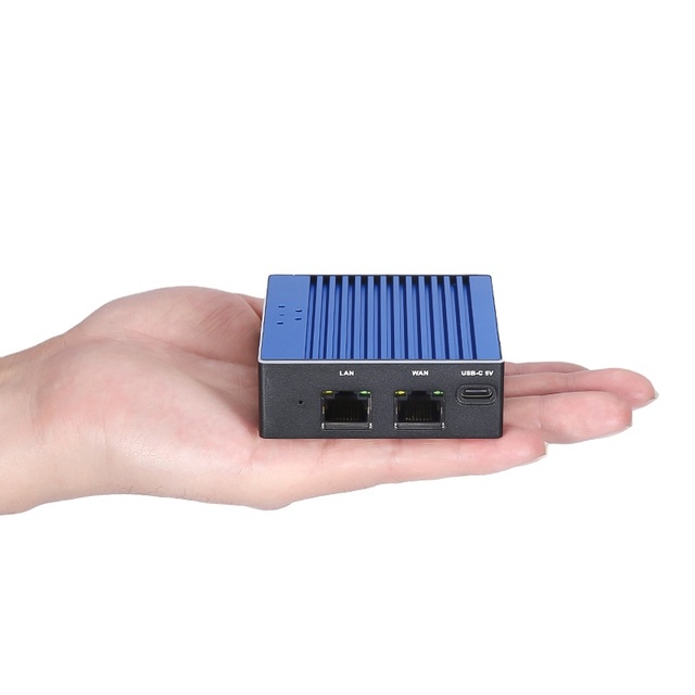 SHAREVDI Network Computer Firewall Router VPN Server Hardware with 2 Nics Pfsense Fanless Mini Firewall Appliance Pc