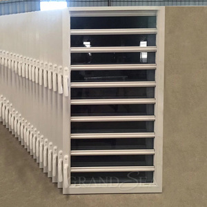 Bão tác động kính kính jalousie cửa sổ thanh màn trập an ninh bằng chứng louver cửa sổ nhôm - Product Image 5