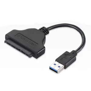 Prezzo di fabbrica USB 3.0 a 2.5 "pollici SATA 22 Pin HDD SSD disco rigido cavo adattatore di alimentazione del disco