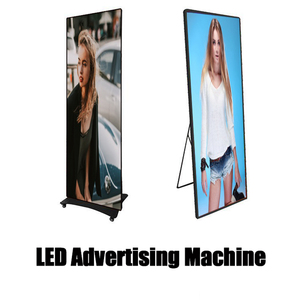 Pantalla de póster LED vertical P2 P1.86, pantalla de tienda de ropa para centro comercial, pantalla de visualización a todo color para Centro Comercial - Product Image 2