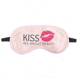 Customized Natural Satin Polyester Travel Eye Mask <b>Sleep</b> Personalized With Custom Logo for Promotional & Business Gifts - Product Image 5