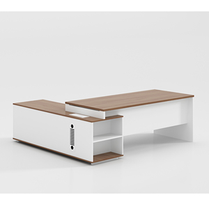 Greenfield Furniture l Shaped Office Computer Eexcutve Desks With Storage GR-AN