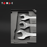 Jeu de clés à douille combinées métriques professionnelles TOMAC de 6 pièces - Tailles 34, 36, 38, 41, 46, 50 mm
