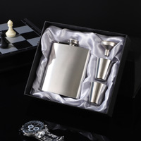Ugain 2026 BARU Cina Terlaris Botol Anggur Mewah 6oz Hadiah Kustom Tahan Bocor Botol Minuman Stainless Steel Cetak Sablon Sutra