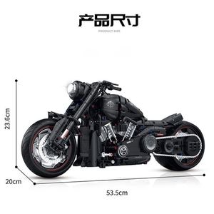 60521 Harley Retro Breaker, Motocicleta, Bloques de Construcción Grandes, Modelo de Juguete - Product Image 5