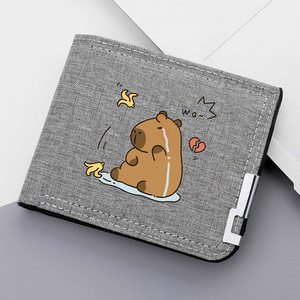 Cartera fresca y ligera para niños, estudiantes, <span class=keywords><strong>adolescentes</strong></span>, billetera corta Retro coreana para hombres - Product Image 1