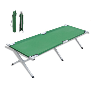 Custom Lettino Catre Klappbett Aluminium 600D Oxford Portable Outdoor Travel Garden <b>Camping</b> Tent Cot Single Luxury <b>Folding</b> <b>Bed</b> A - Product Image 1
