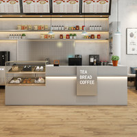 Comptoir commercial moderne en bois massif pour cafés, restaurants, hôtels - Écologique et durable