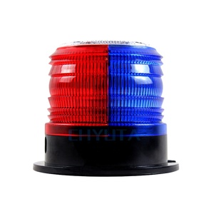Luz estroboscópica roja y azul para coche, señal de tráfico, Faro de advertencia intermitente, flash de seguridad para exteriores, luces de advertencia solares <span class=keywords><strong>led</strong></span> - Product Image 2