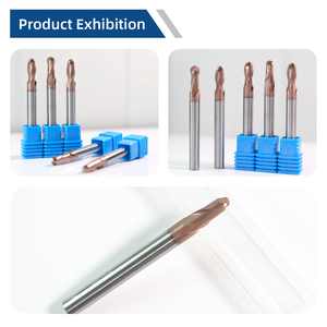Nhà Sản Xuất Của OEM/ODM Tùy Chỉnh 2-Sáo Bóng Mũi End Mill Độ Chính Xác Cao Tốc Độ Cao Cắt Carbide CNC Công Cụ Phay - Product Image 3