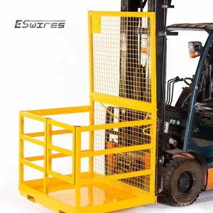 รถยกเหล็กสังกะสีแบบวางซ้อนกันได้กรงความปลอดภัยสำหรับผู้ชาย - Product Image 2