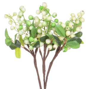 Branche artificielle avec cône de pin et baies pour la décoration de Noël - Product Image 2