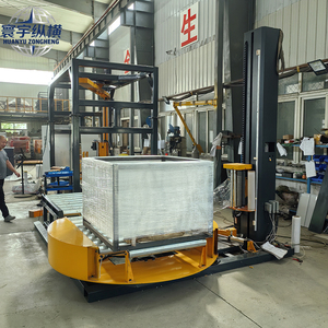 Máquina <span class=keywords><strong>Flejadora</strong></span> de Palés Automática en Línea HUANYU, Máquinas Envolvedoras de Palés para Producción Continua - Product Image 2