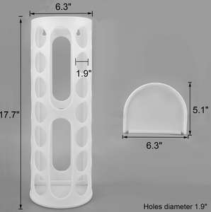 믹스웨어스 플라스틱 장바구니 보관 홀더 쓰레기 봉투 디스펜서 비닐 홀더 가방 정리함 - Product Image 2