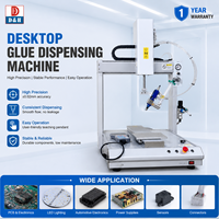 Machine de distribution automatique de colle de haute précision pour bureau, robot de distribution de colle époxy CNC pour l'électronique