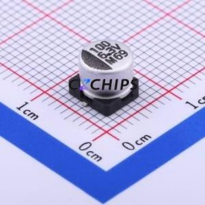 Condensador Electrolítico de Aluminio SMD MV101M6R3E055ETR, D6.3xL5.5mm 100uF 20% 6.3V 6.3mm - Product Image 1