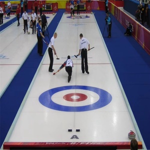 Piste de curling synthétique ZSPE adaptée à l'intérieur pour les centres de curling avec panneaux de patinoire synthétique - Product Image 6