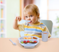 Assiettes en paille de blé sans BPA pour bébés et tout-petits – Vente chaude