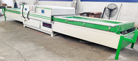 Machine de pressage sous vide à membrane pour placage thermique et laminage de portes d'armoires en bois, MDF, WPC, PVC, entièrement automatique - Prix