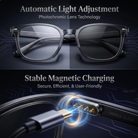 Lunettes Intelligentes Audio Bluetooth F67 2026, Nouveauté, avec Résumé de Réunion, Carte Mentale IA, Traduction, Son HD, Lecture Musicale, Design Classique pour Hommes et Femmes
