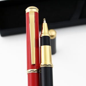 Stylo en métal personnalisé avec logo, stylo lourd avec recharge Parker, largeur d'écriture 1,0 mm, encre noire/bleue, pour cadeau - Product Image 5