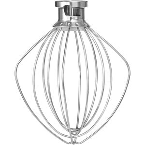 Fouet en acier inoxydable K45WW à 6 fils, accessoire pour batteur sur socle inclinable de 4,5 qt, idéal pour les œufs et la crème fouettée - Product Image 1