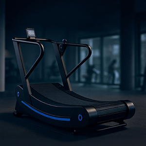 Tapis de course incurvé sans moteur, nouvelle génération, grande surface antidérapante, zéro consommation électrique, idéal pour les centres de bien-être, les spas et les salles de sport - Meilleure vente ! - Product Image 3