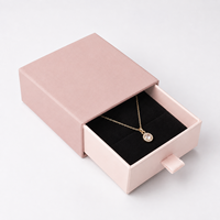 Boîte d'emballage de bijoux en carton écologique personnalisée avec insert pour bagues, colliers, boucles d'oreilles, bracelets - Emballage cadeau