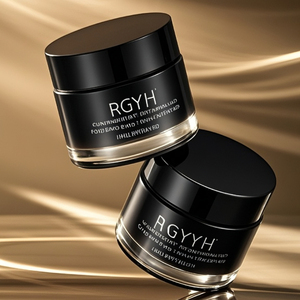 최소 주문량 낮은 제조업체 1온스 2온스 바디 버터 페이셜 아이 안티에이징 크림 용기 유리 원형 화장품 스킨케어 병 도매 - Product Image 3