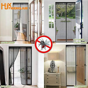 Malla <span class=keywords><strong>Mosquitera</strong></span> Magnética para Puerta, 2 Piezas, Cortina de Malla para Verano, Antimosquitos, de Poliéster <span class=keywords><strong>con</strong></span> Imán - Product Image 5