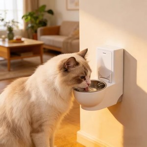 Bol à eau pour chat avec bassin intérieur amovible facile à nettoyer pour chats - Product Image 3